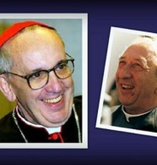 Jorge Mario Bergoglio y Luigi Giussani.