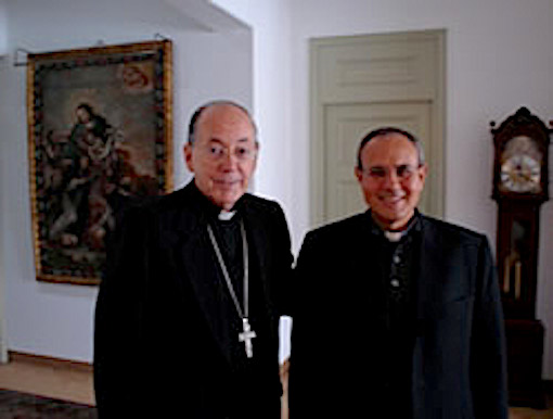 Cardenal Juan Luis Cipriani y Julián Carrón (2006).